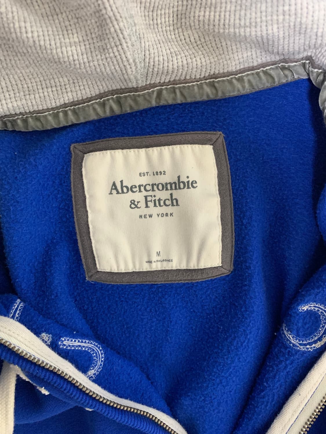 아베크롬비 fitch 블루 후드집업 상품이미지4