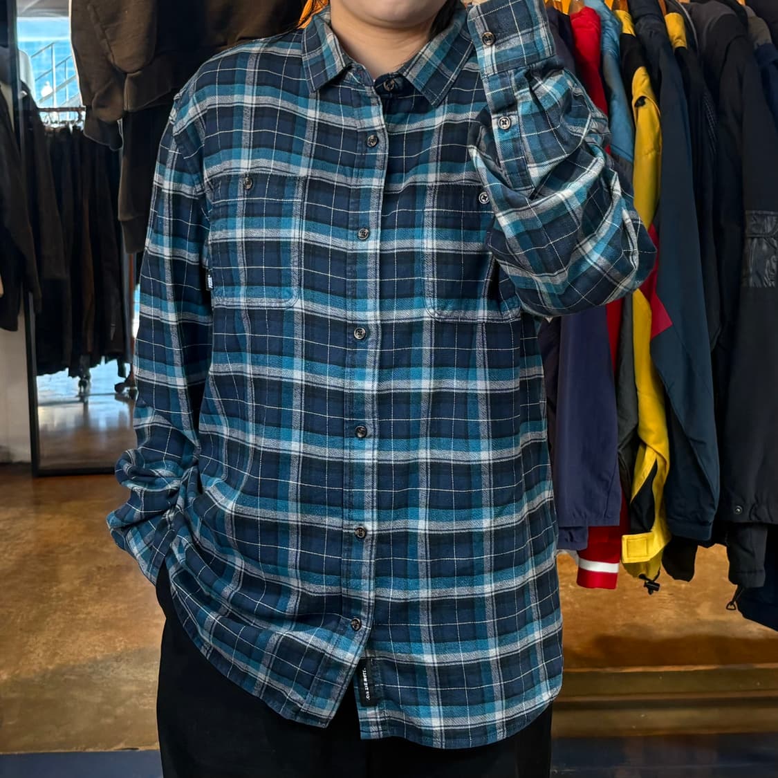 반스 체크 셔츠 상품이미지1