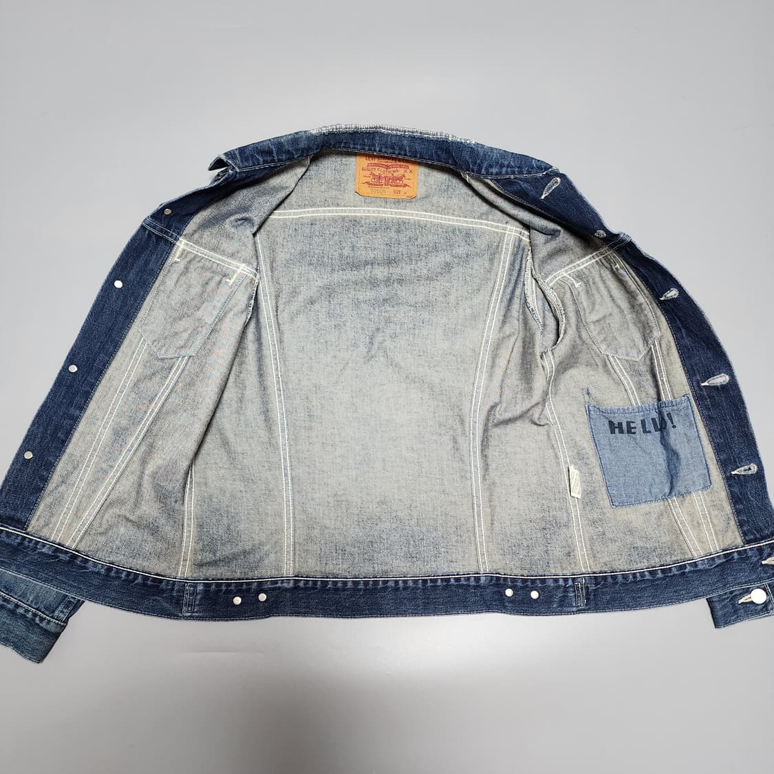 리바이스 70505 트러커자켓 (M) levis 데님자켓 #기무라타쿠야 상품이미지5