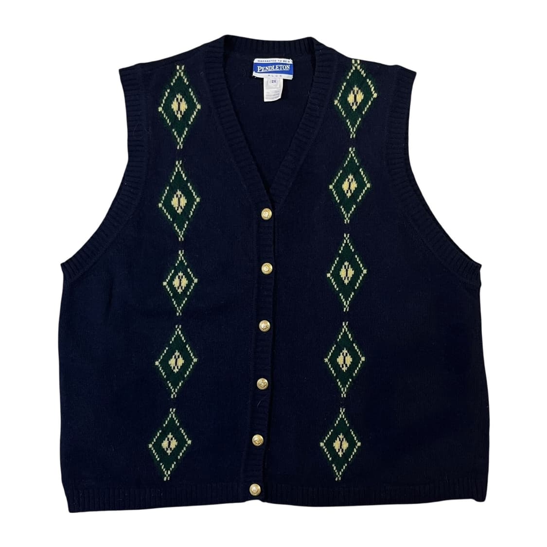 펜들턴 아가일 울 니트 베스트 상품이미지1