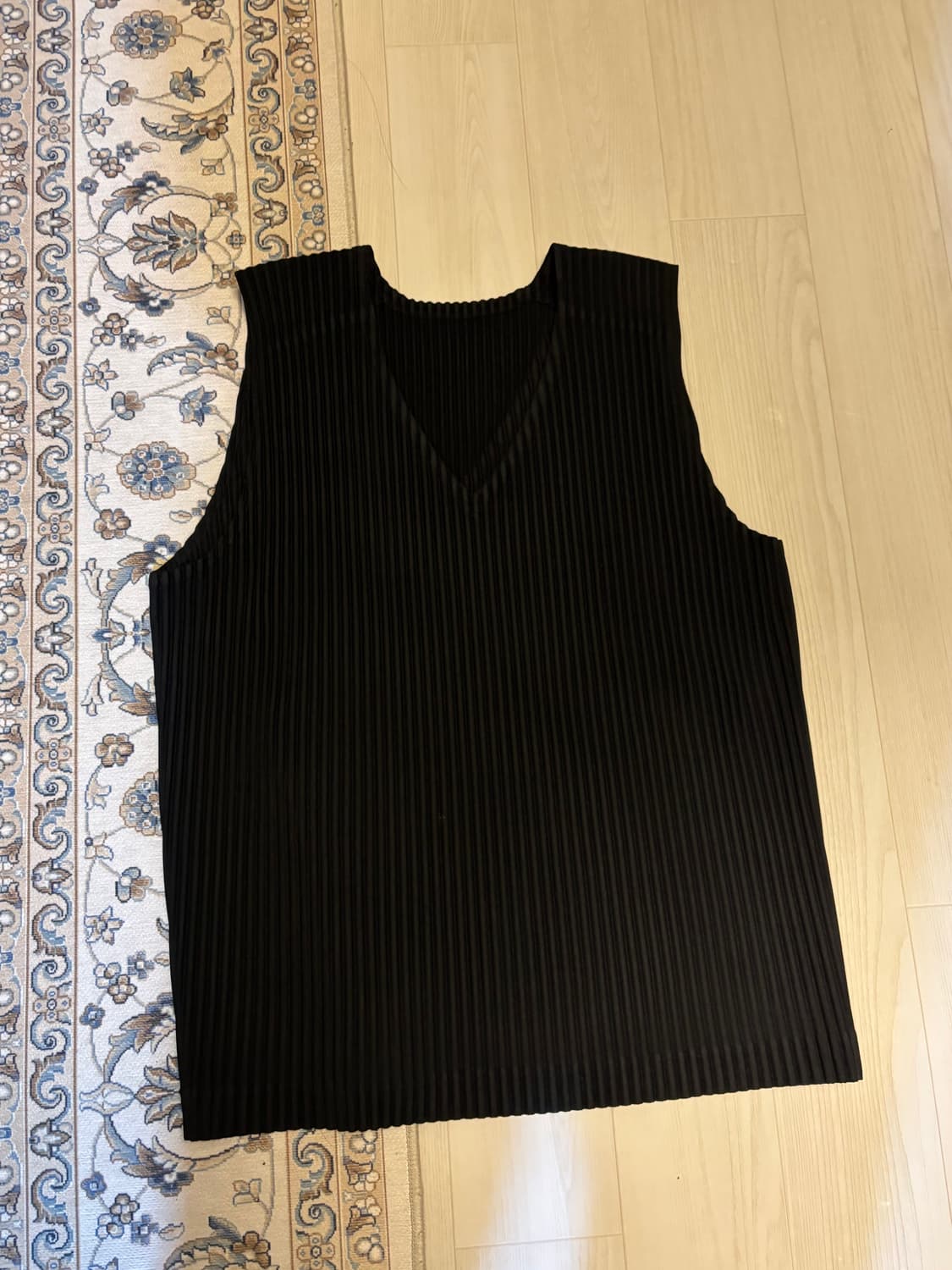 옴므플리세 조끼 베스트 2사이즈 상품이미지1