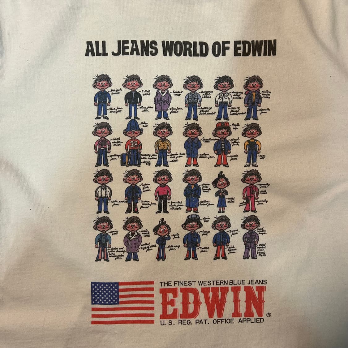 [M] 에드윈 프린팅 반팔 티셔츠 상품이미지7