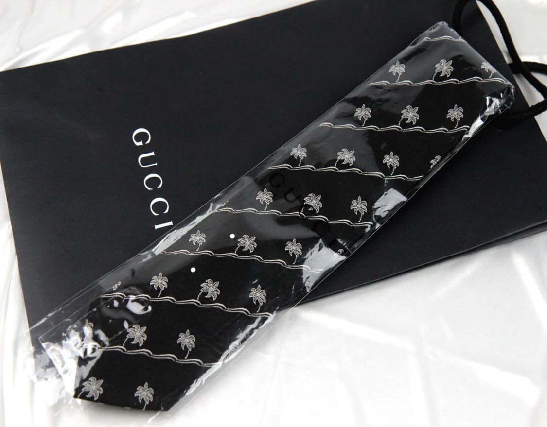 구찌 8.2cm 미사용 S등급 남자 명품넥타이 상품이미지1