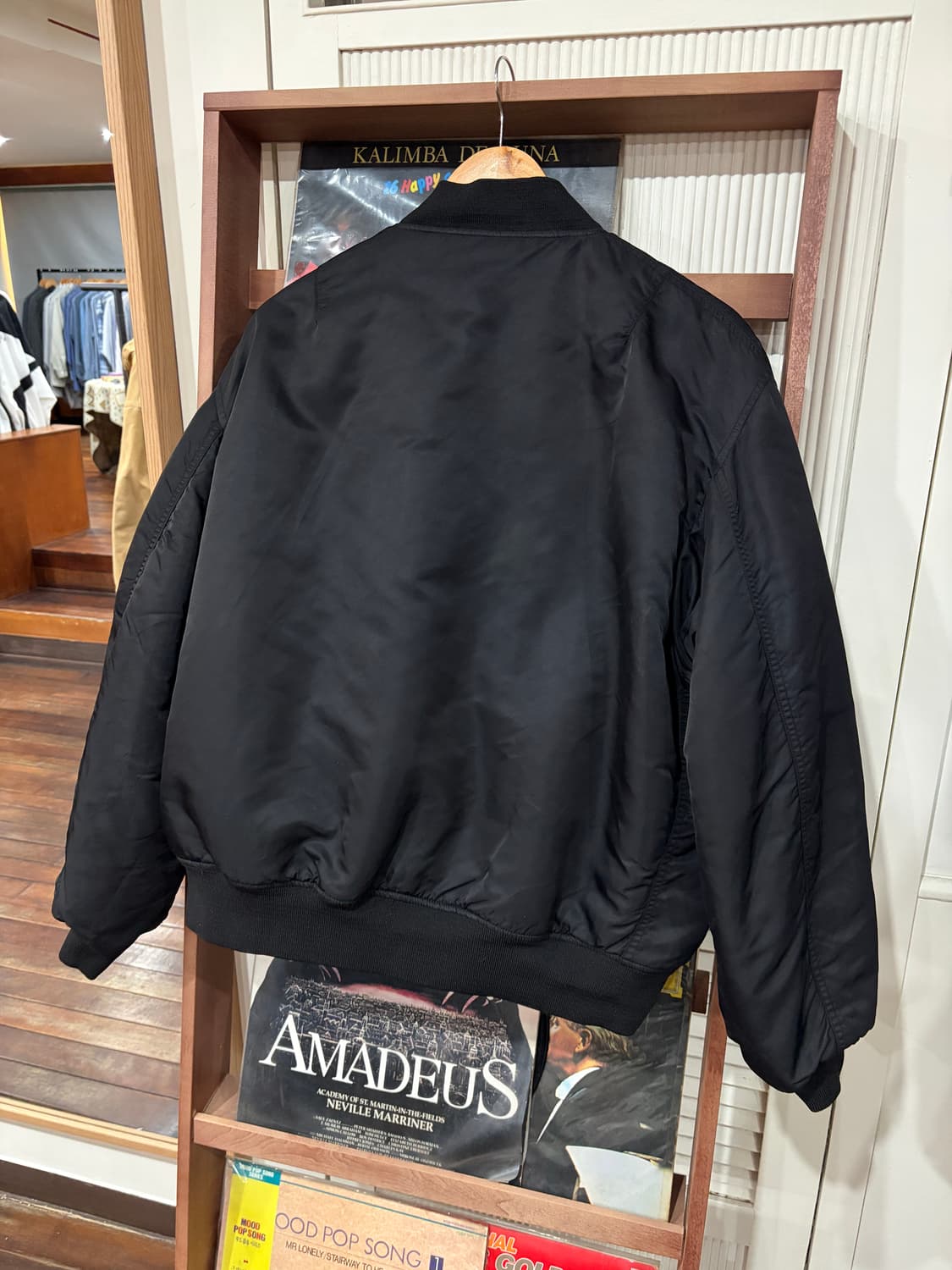 90s 알파인더스트리 ideal 지퍼 Ma-1 항공점퍼 상품이미지5