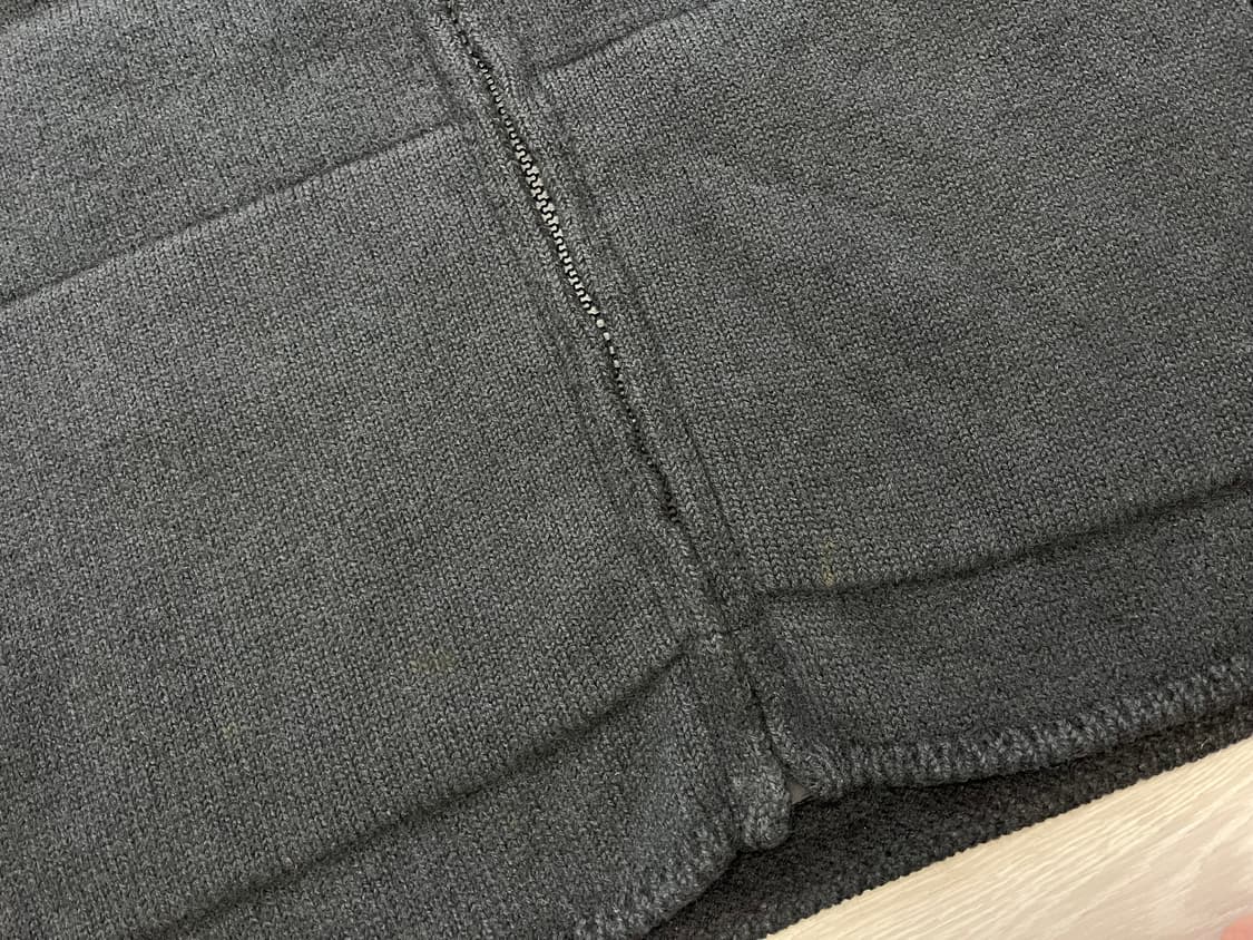 스톤아일랜드 빈티지 헤비니트집업 XL 상품이미지5