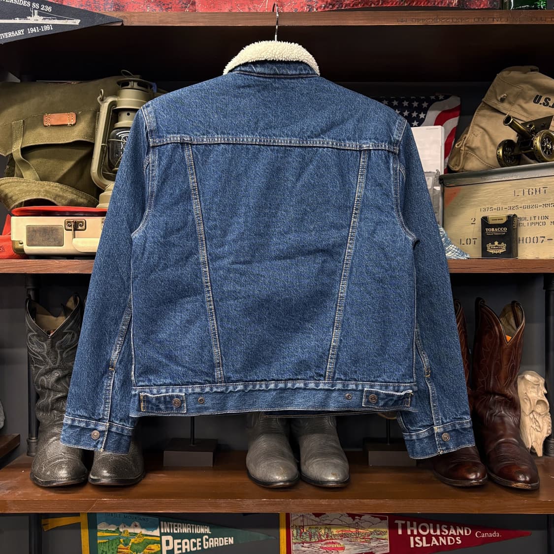 리바이스 쉐르파 타입3 보아라이닝 데님 트러커 자켓 중청 N285 상품이미지2