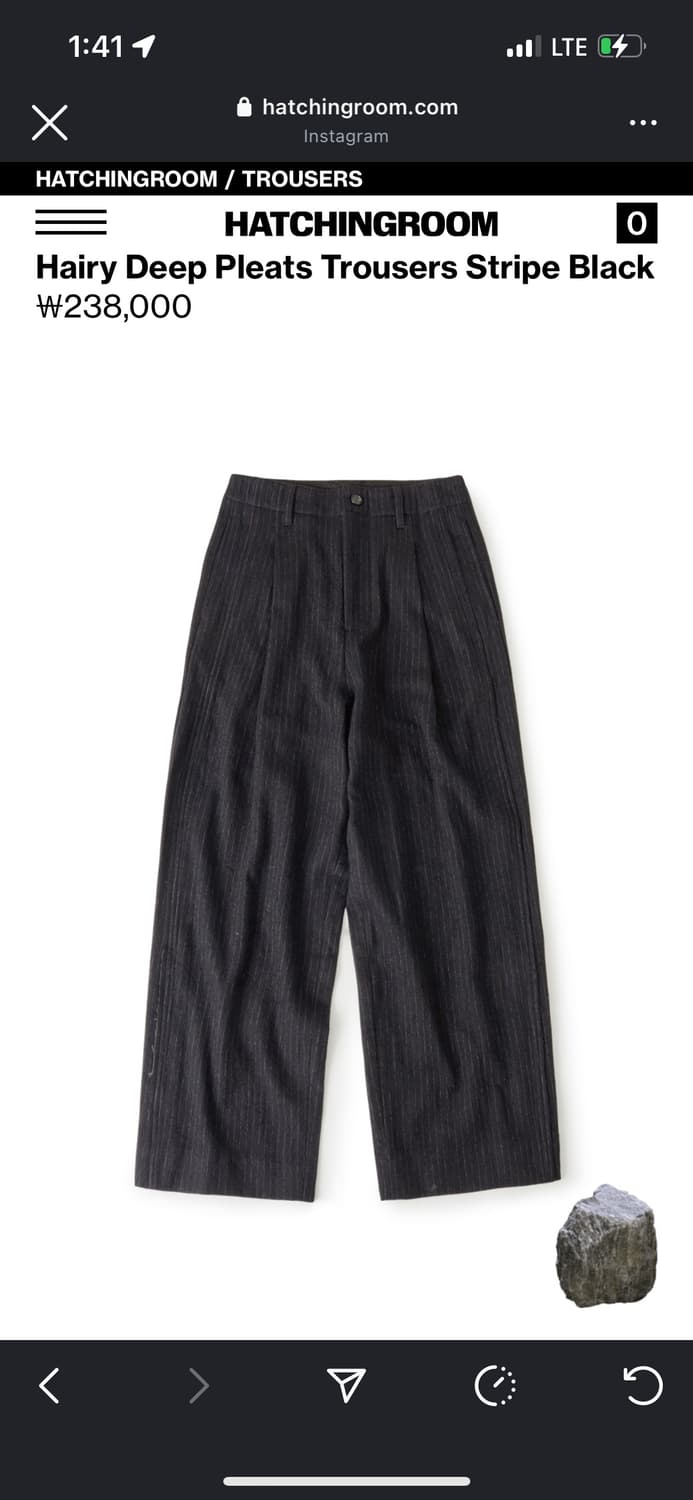 해칭룸 스트라이프 팬츠 상품이미지1