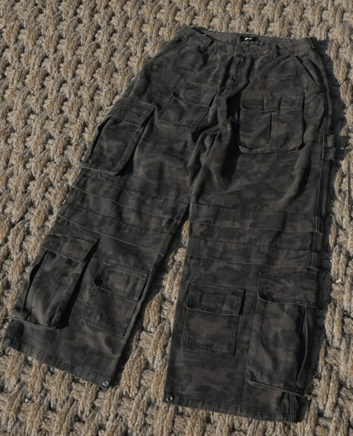포스센스티브 카모팬츠 black khaki 2사이즈 상품이미지1