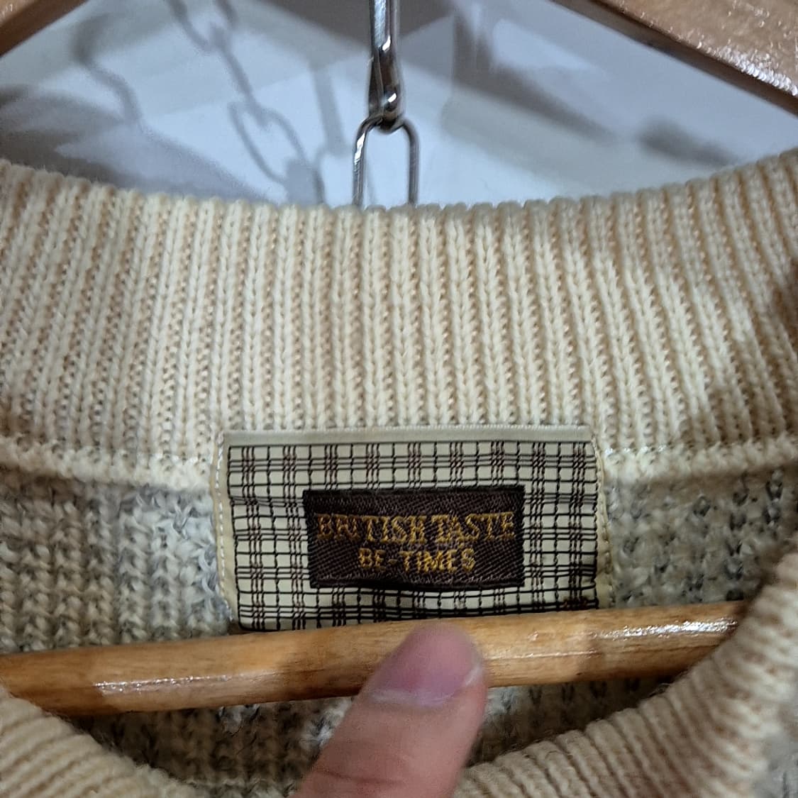 Brirish Taste 패턴 니트 상품이미지4