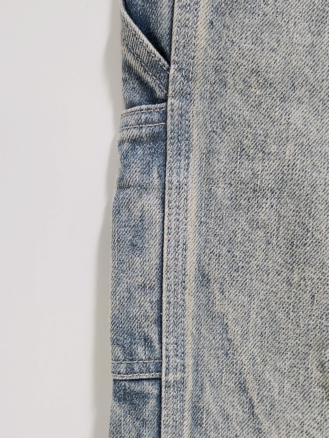 4) 오라리 셀비지 페이디드 헤비 페인터 팬츠 aw24 상품이미지5