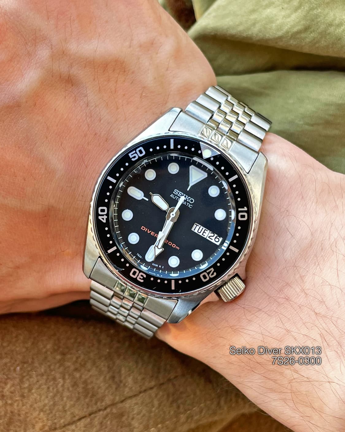 세이코 다이버 SKX013 7S26-0300 빈티지 시계 상품이미지6