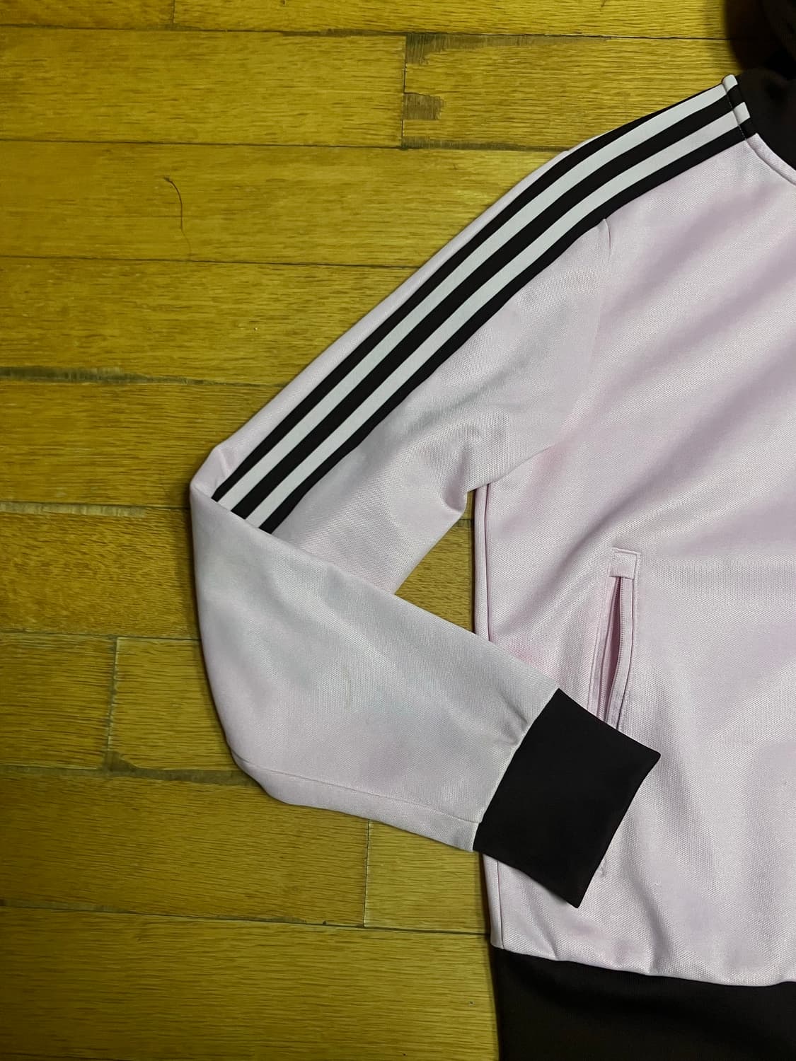 Adidas 아디다스 핀터깔y2k 파이어버드 삼선져지 핑크브라운 상품이미지4