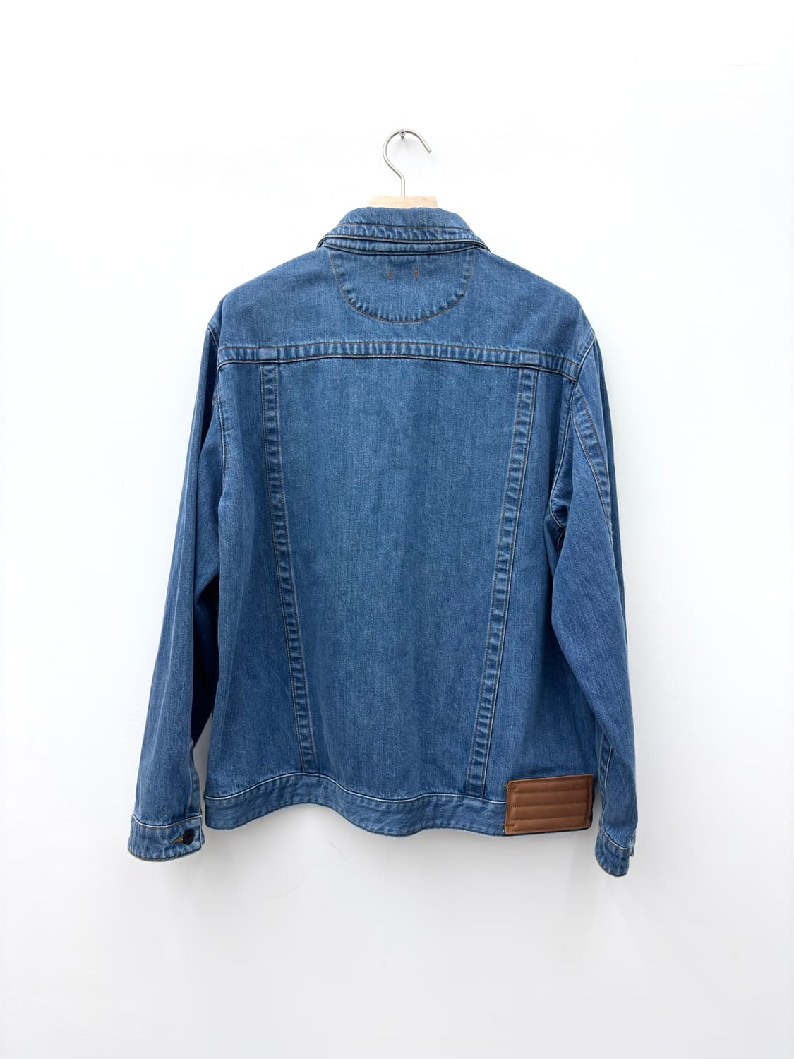 BLUE BLEACHED DENIM JACKET 상품이미지5