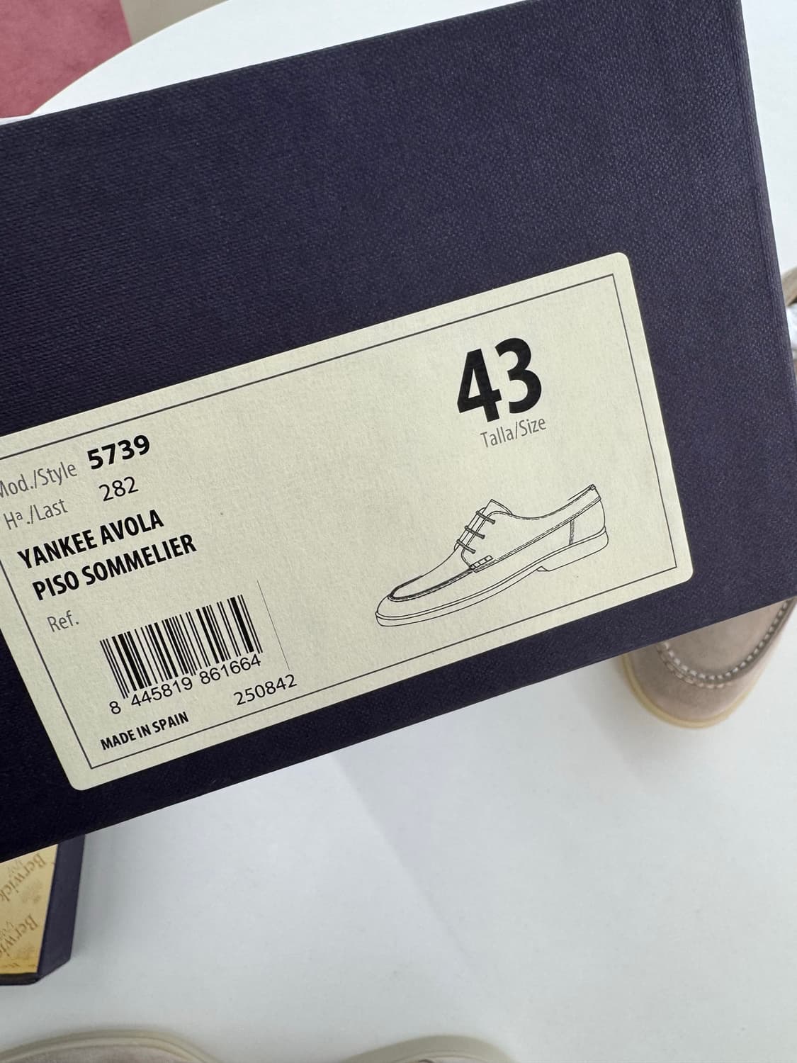 Berwick 스웨이드 슈즈 280(새상품) 상품이미지5