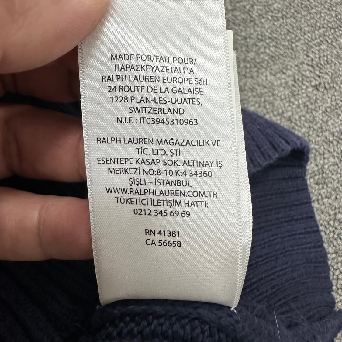 폴로랄프로렌 큐알 신형 니트 상품이미지6
