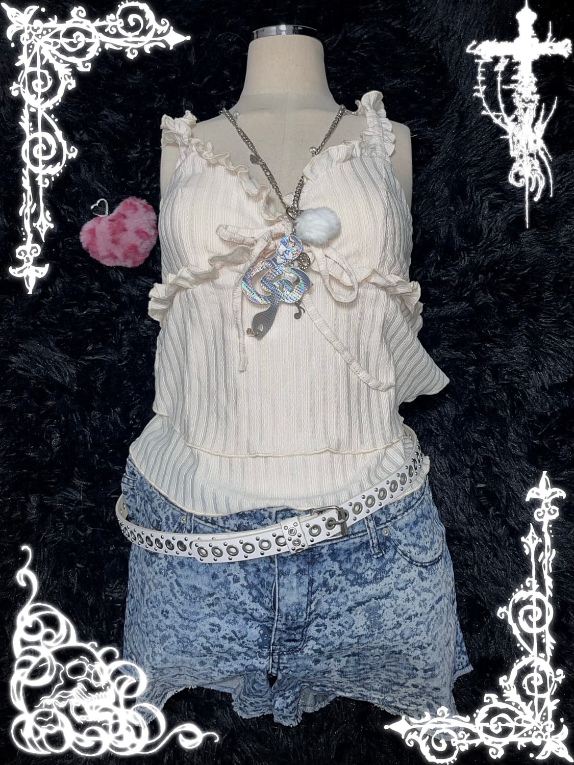 y2k 오네갸루 코디셋 상품이미지1