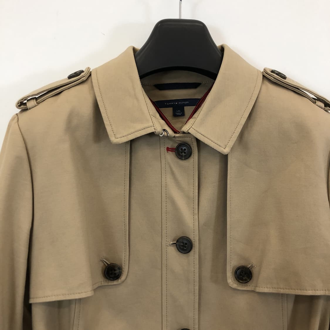 타미힐피거 완장 트렌치코트 L 싱글 상품이미지2
