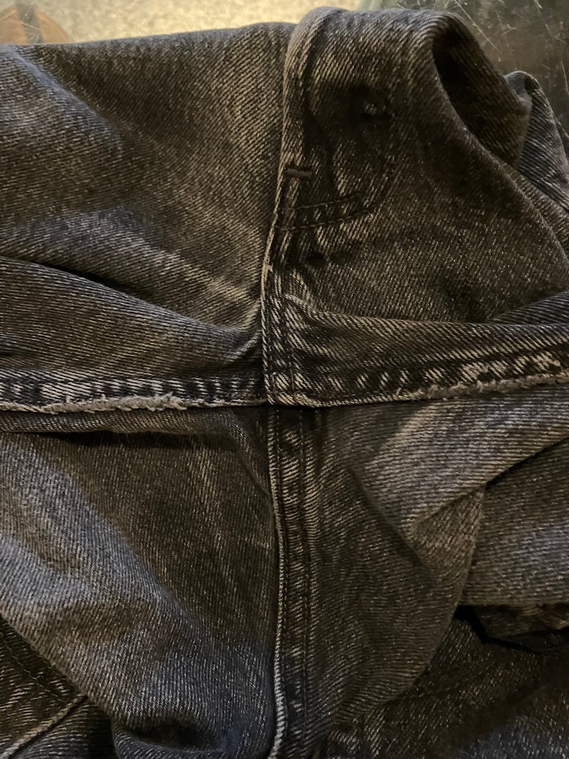 90s USA 빈티지 리바이스 501 0660 블랙진 흑청 데님 팬츠 상품이미지8