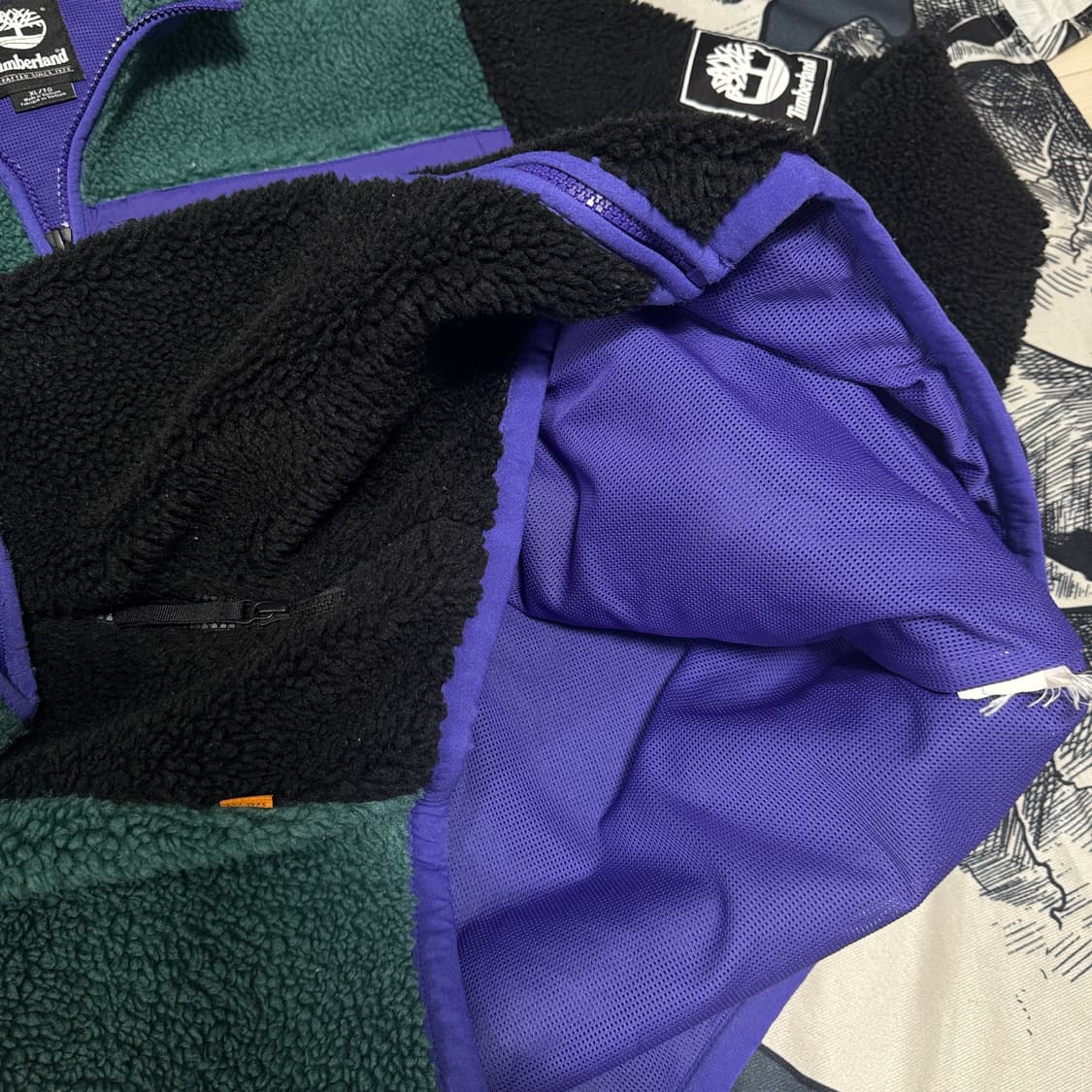 팀버랜드 뽀글이집업 XL사이즈 상품이미지4