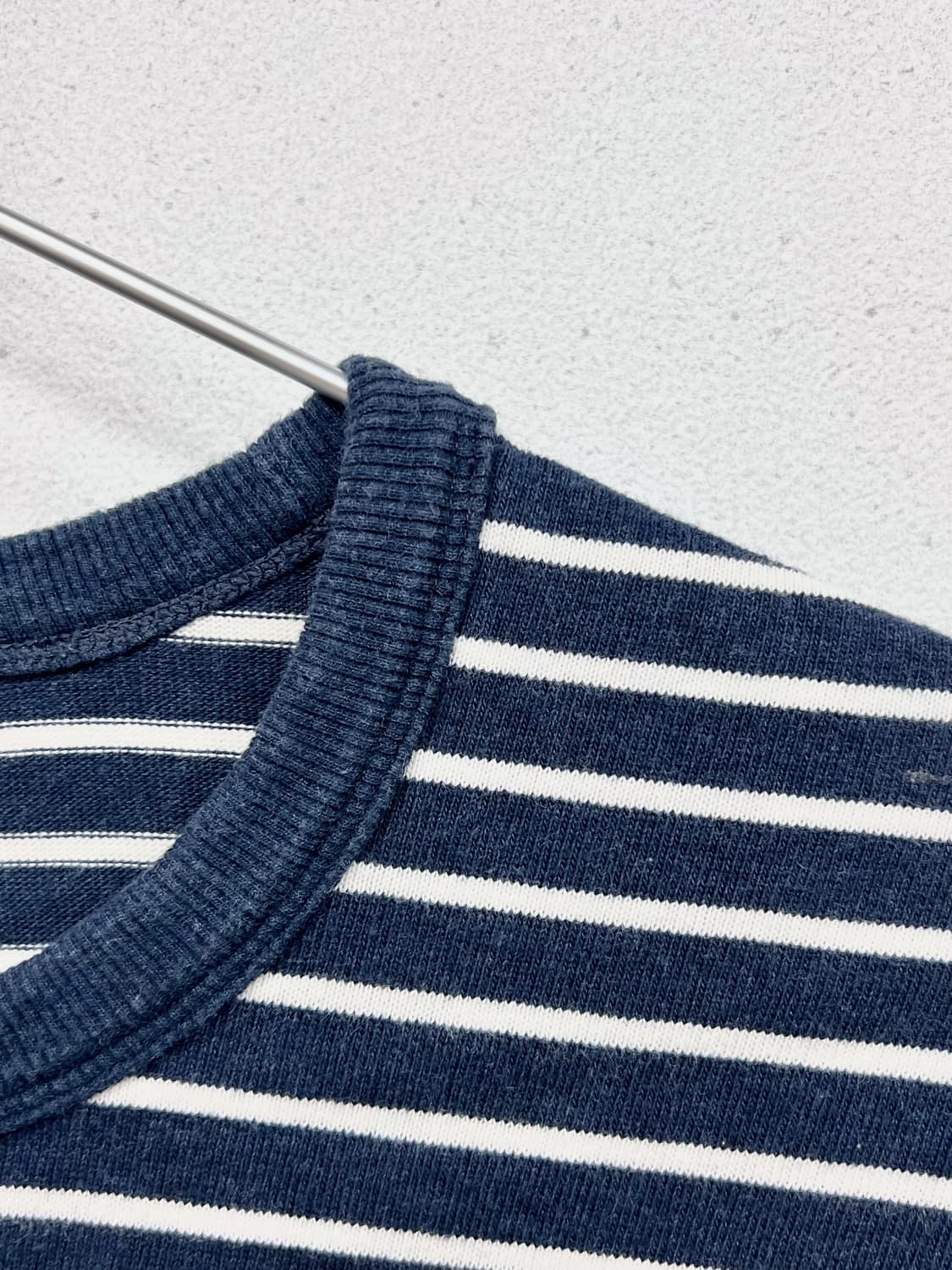 (KR/3) 러프사이드 스트라이프 롱슬리브 네이비 상품이미지4