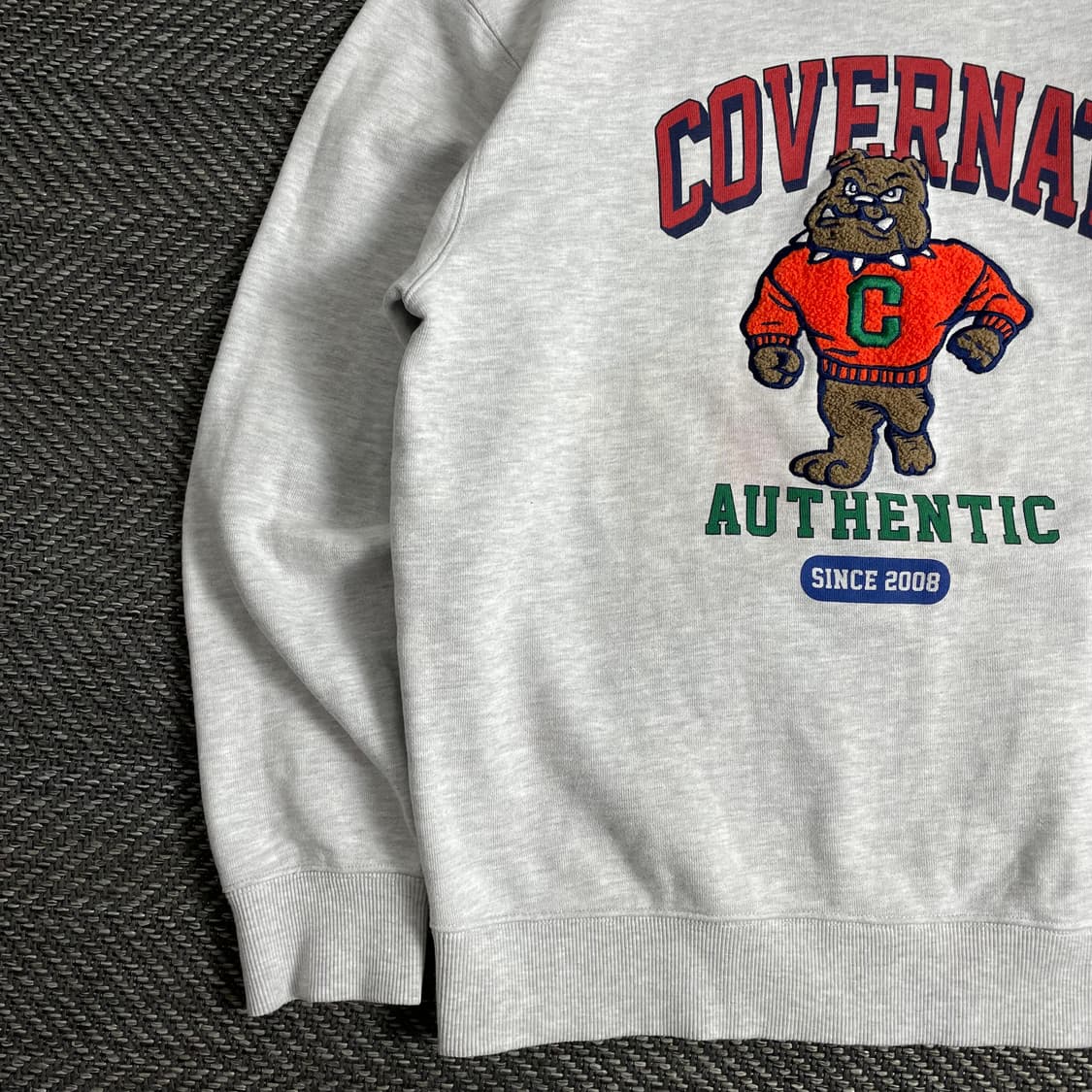 커버낫 불독 빅로고 박시핏 맨투맨o 2930 상품이미지3