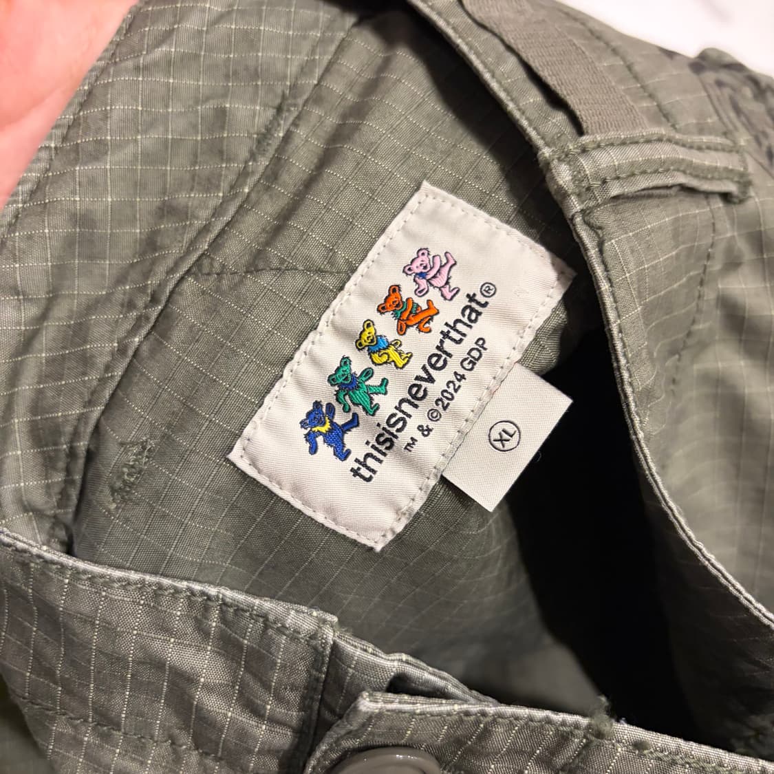 [XL] 디스이즈네버댓 그레이트풀데드 카고 바지 올리브 팬츠 C692 상품이미지6