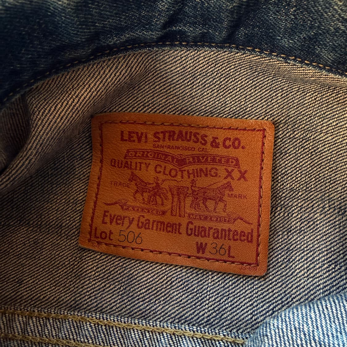 90s 리바이스 506xx 1st Type 트러커 자켓 상품이미지8