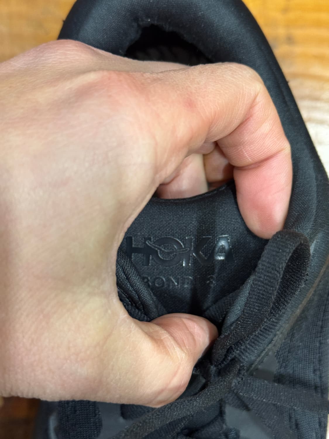 호카 본디8 블랙 와이드 275 깨끗해요. 상품이미지6