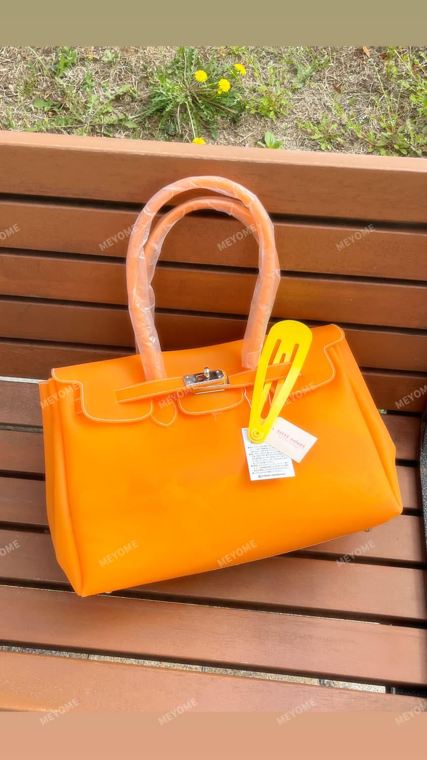 오렌지 빈티지 젤리버킨 🍊 상품이미지4