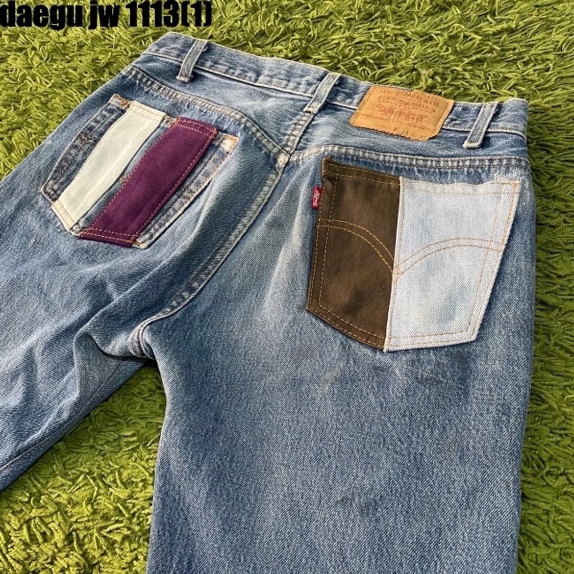 리바이스 패치워크 리메이크 데님팬츠 상품이미지5