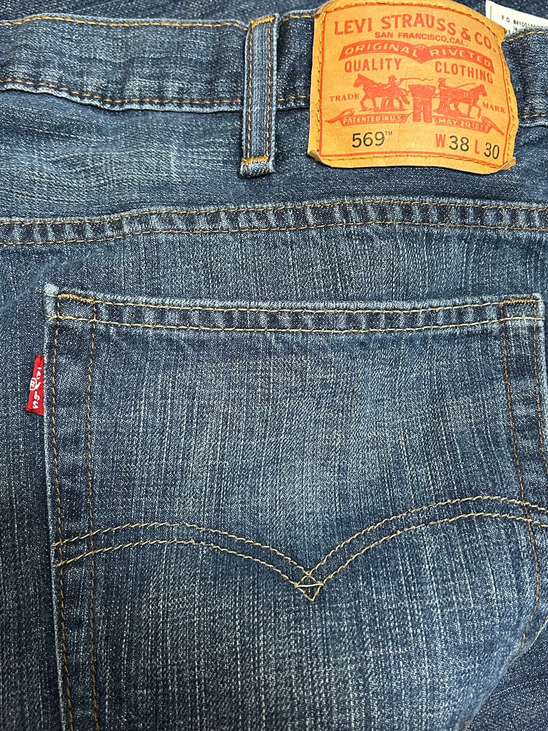 리바이스 569 루즈 스트레이트 데님팬츠 상품이미지4