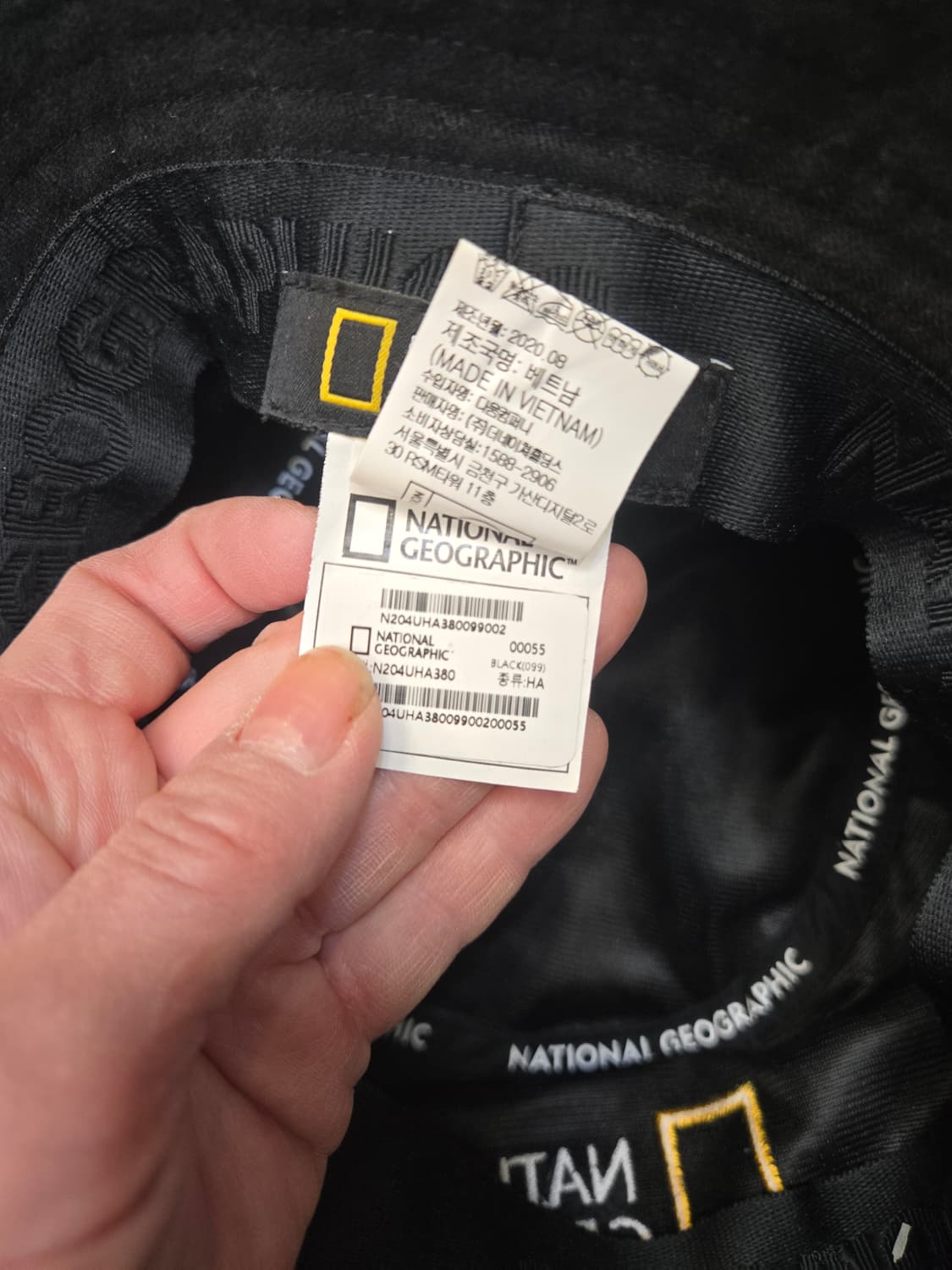 내셔널지오그래픽 블랙 버킷햇 모자 상품이미지6