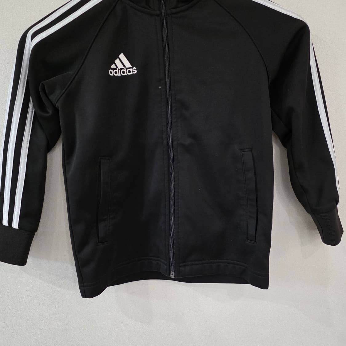 아디다스 아동 삼선 트랙 자켓 블랙 60(110) 상품이미지4