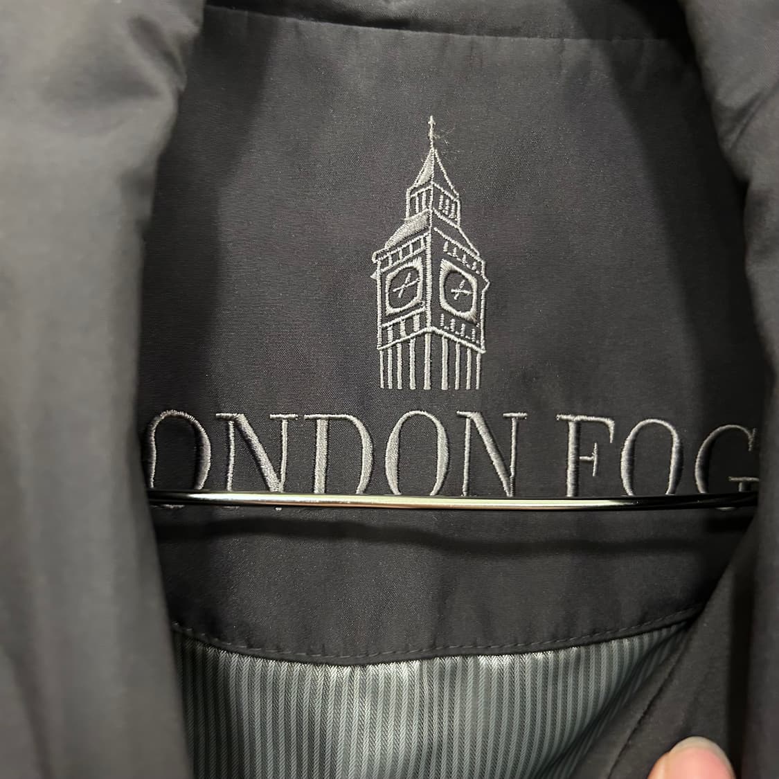 런던포그 스몰로고 나일론 카라 집업 자켓 상품이미지3