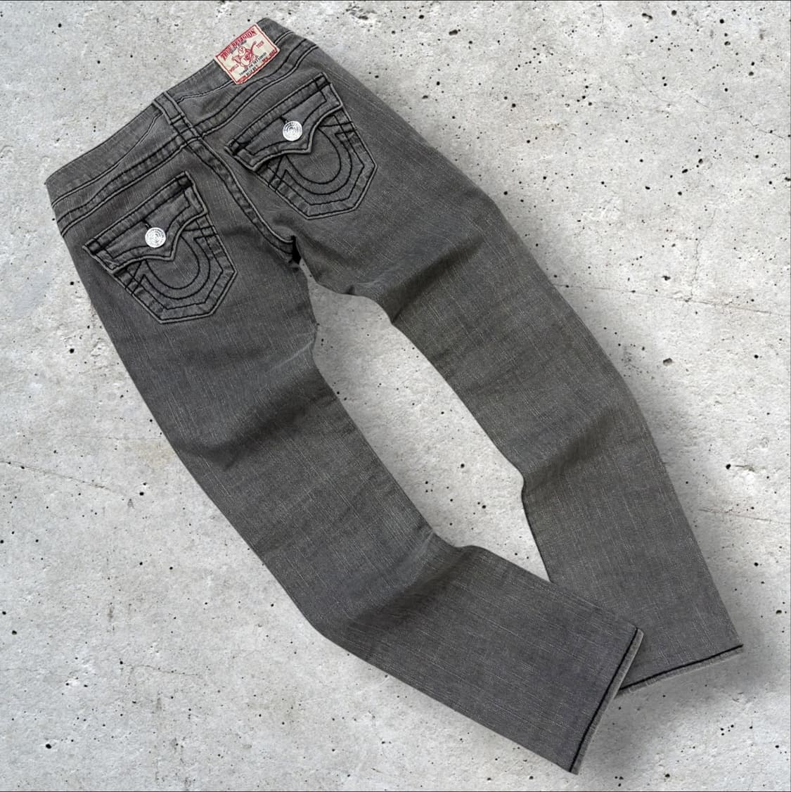 [25] 트루릴리젼 빌리 빅티 그레이 데님 바지 팬츠 D580 상품이미지1