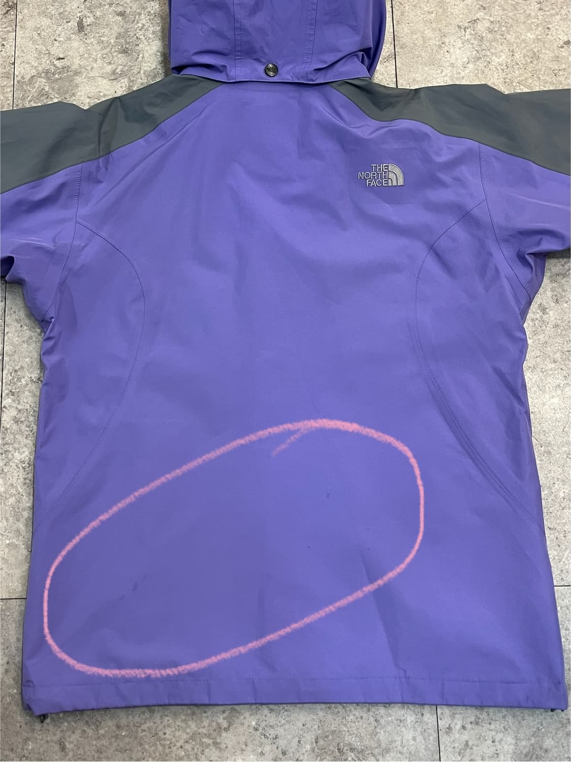노스페이스 후드 고어텍스 바람막이 라이트퍼플 90 #csz2870 상품이미지8