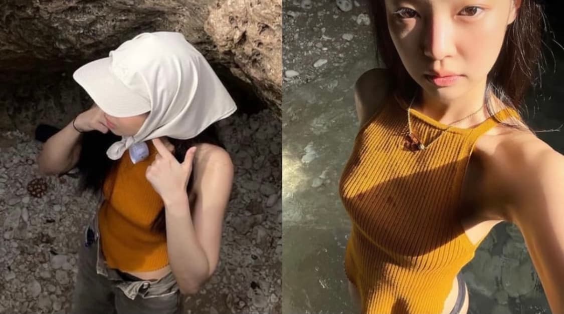 꾸레쥬 리에디션 풀오버 터틀넥 여성 골지 니트 블랙 상품이미지1