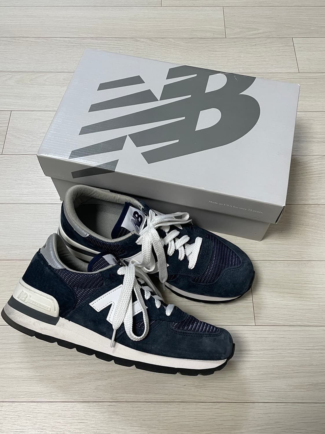 [270]뉴발란스 990v1 네이비 상품이미지1