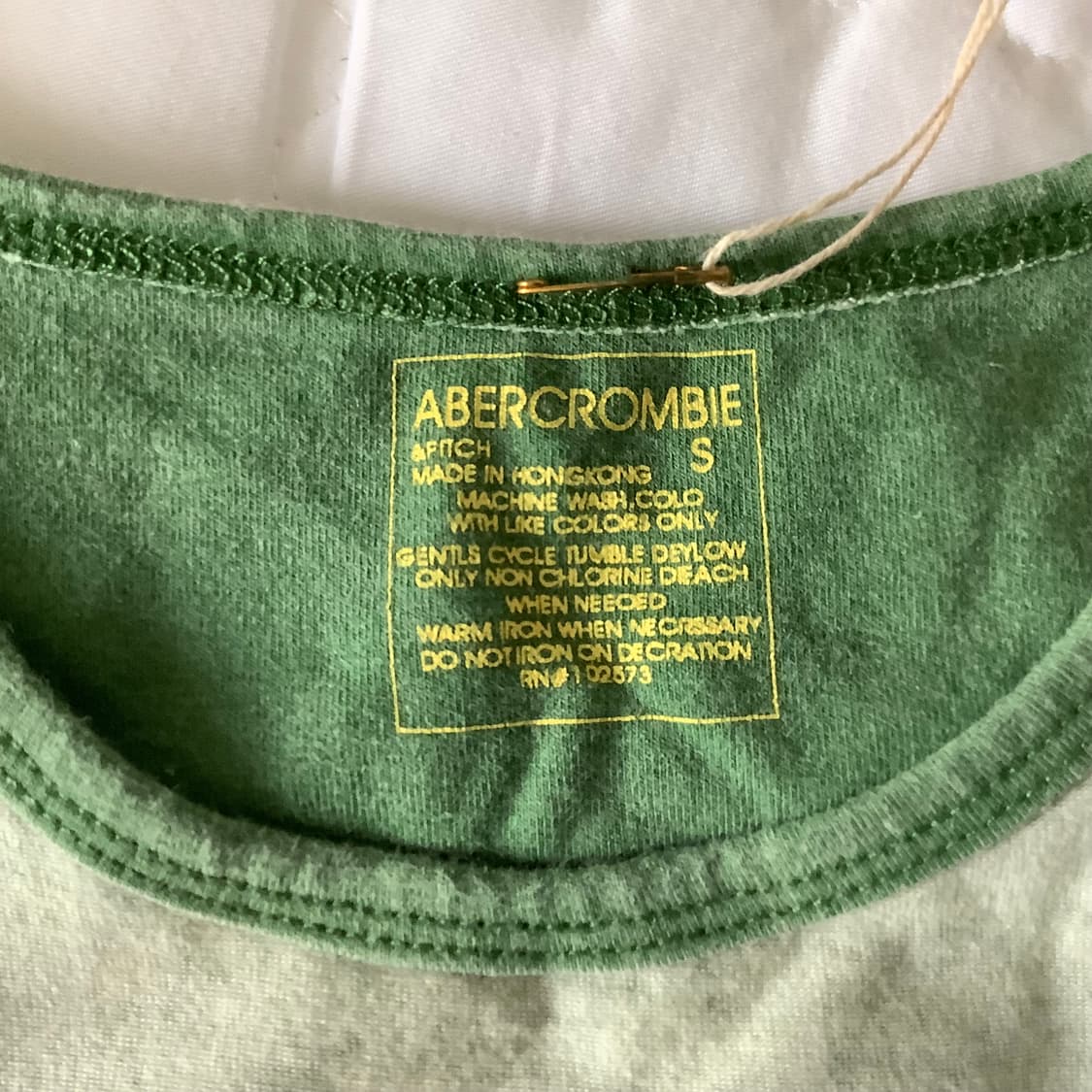 아베크롬비 레트로 빈티지 슬림핏 반팔티 상품이미지3