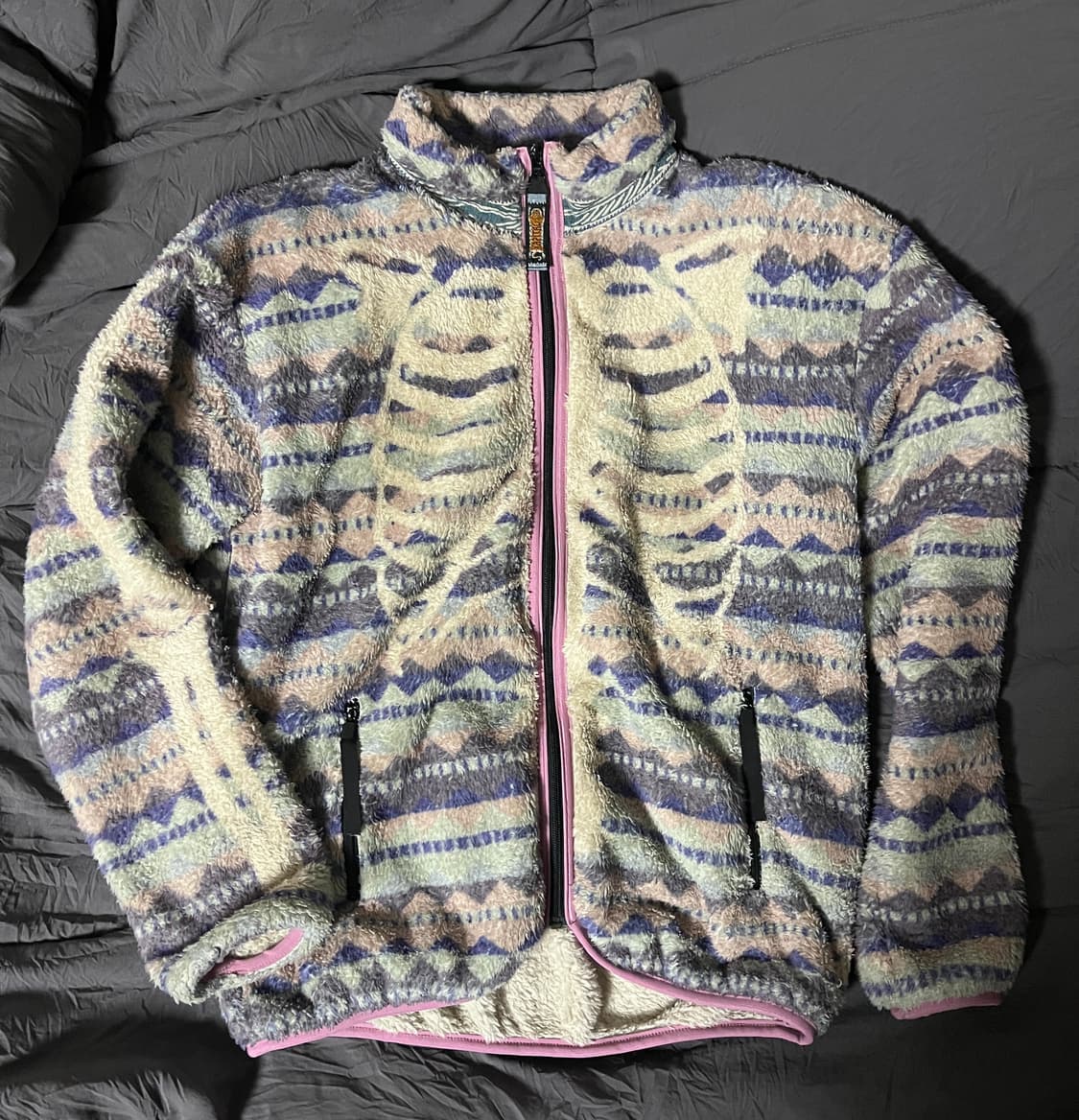 캐피탈 본후리스 집업 퍼플 황금매물 3사이즈 상품이미지1