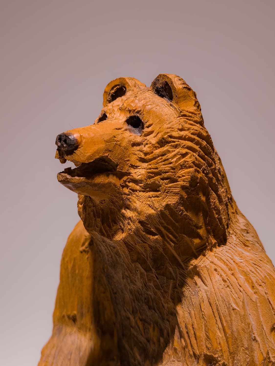 Hand-carved Wooden Standing Bear 상품이미지6
