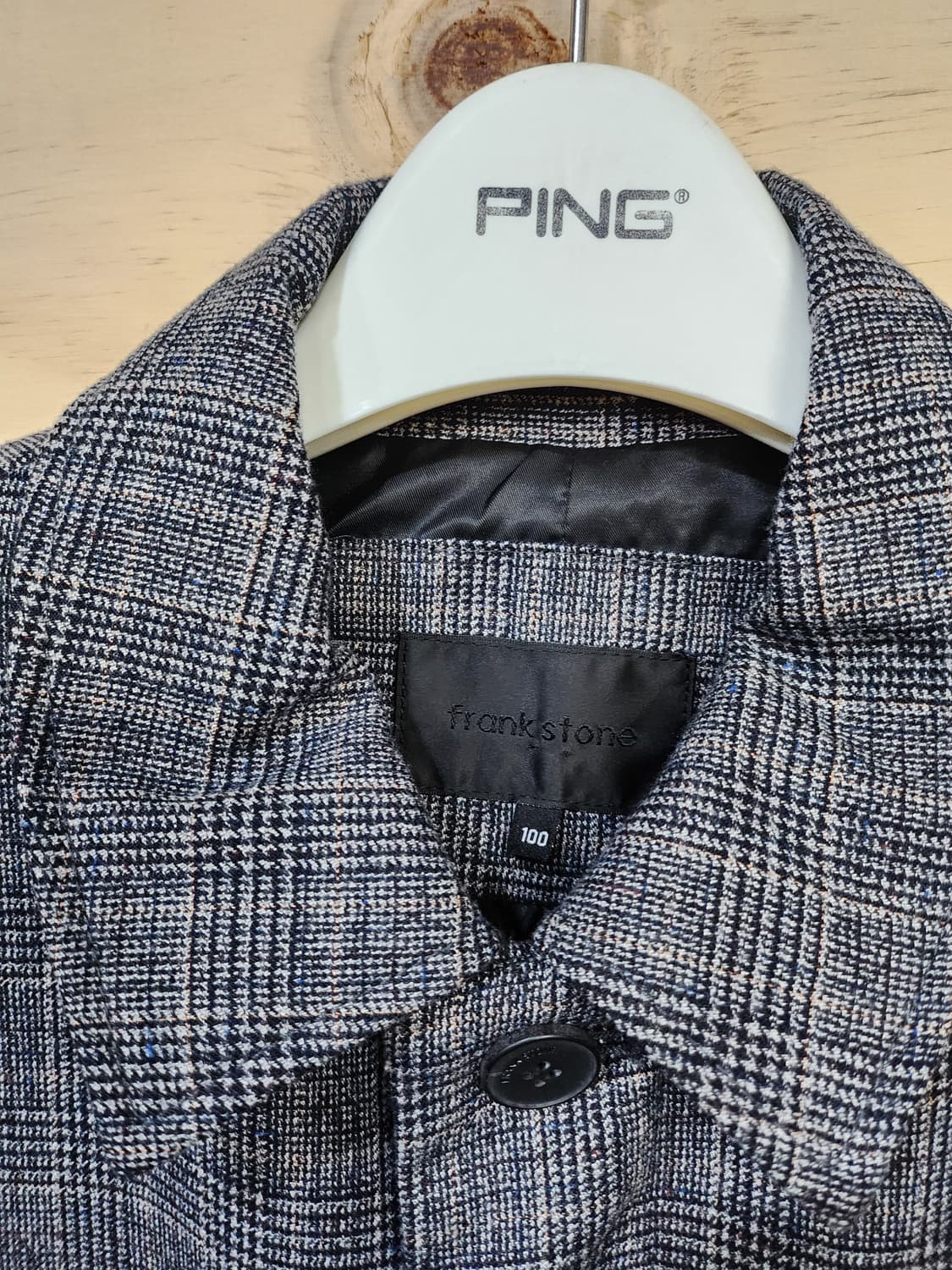 612) 프랭크스톤 frank stone 남성 체크 코트 상품이미지5