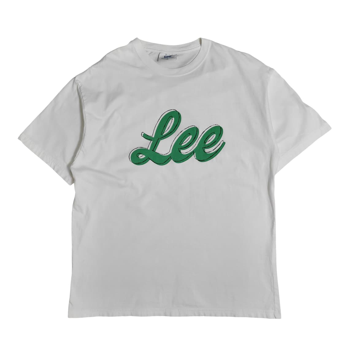 Lee 리 그린 로고 반팔 티셔츠 상품이미지1