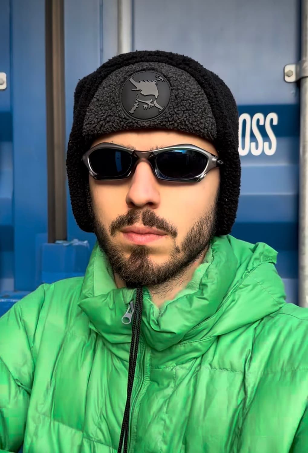 00s 오클리 아카이브 모스코바 (모스코우) 스컬 트루퍼햇 이어플랩 모자 상품이미지4