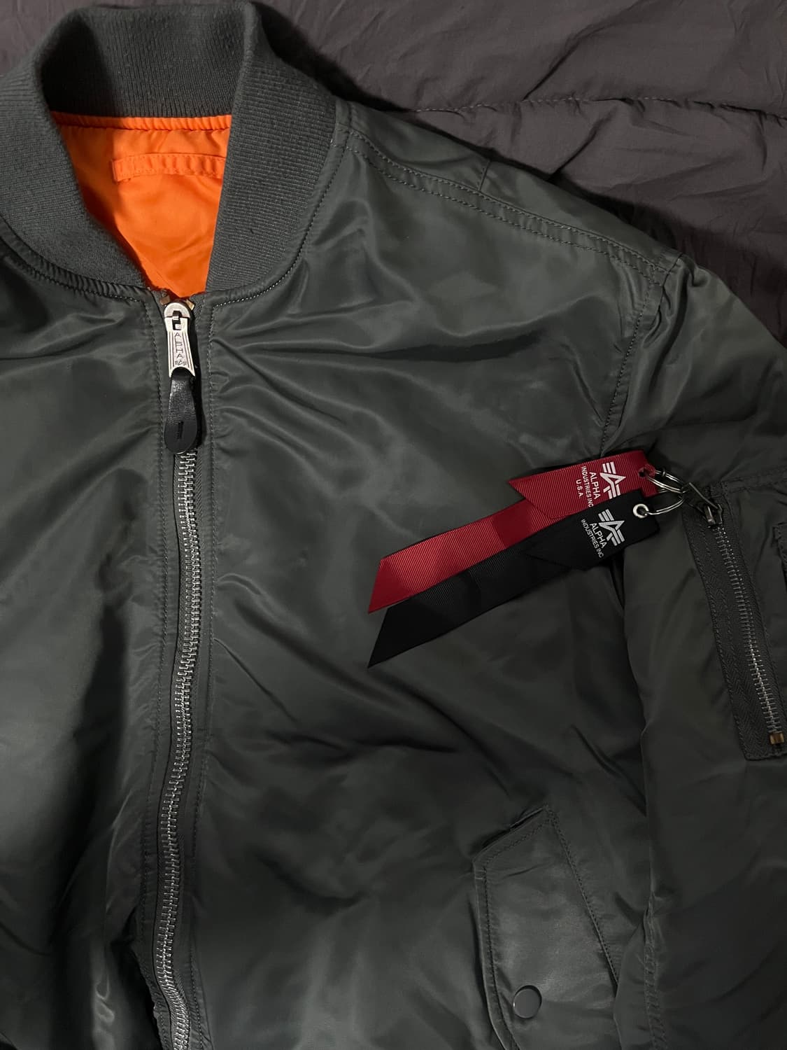 알파인더스트리 마원 급처 (항공점퍼, ma-1) 상품이미지2