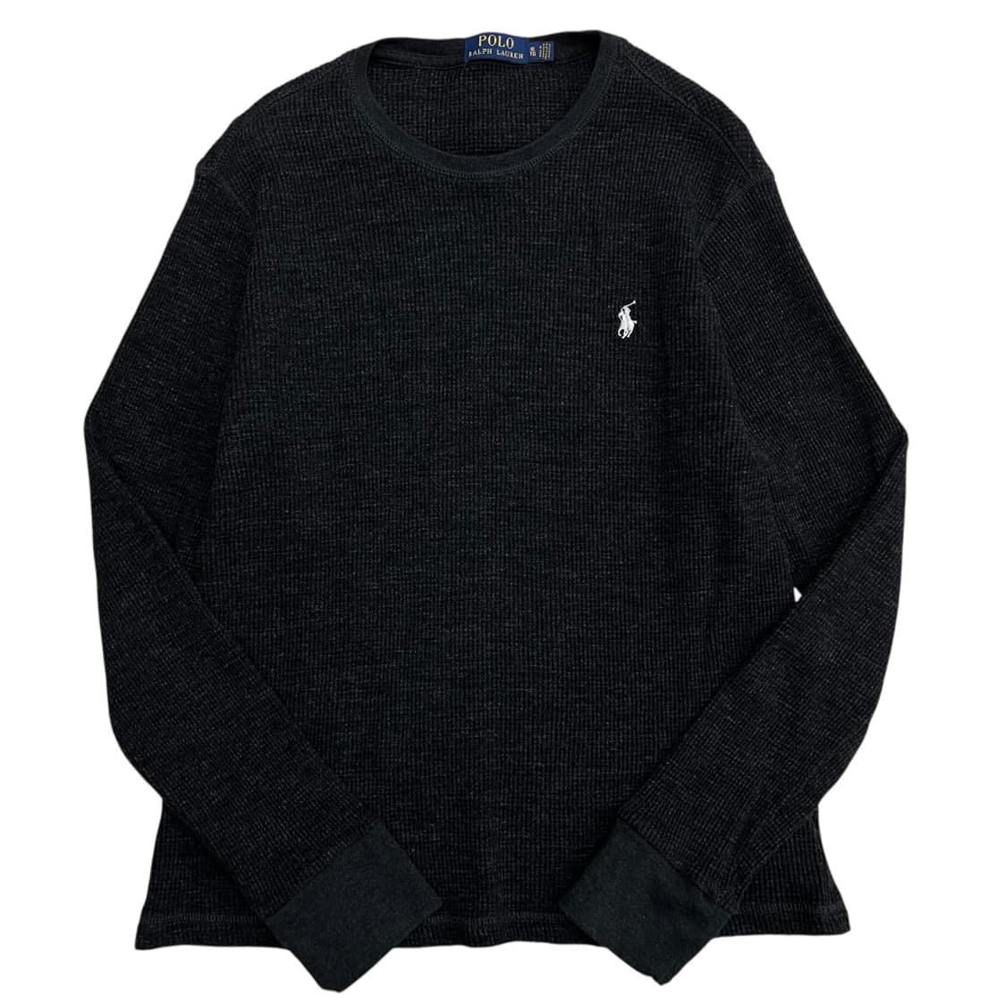 폴로 랄프로렌 화이트포니 차콜 와플 롱슬리브 XL 상품이미지2