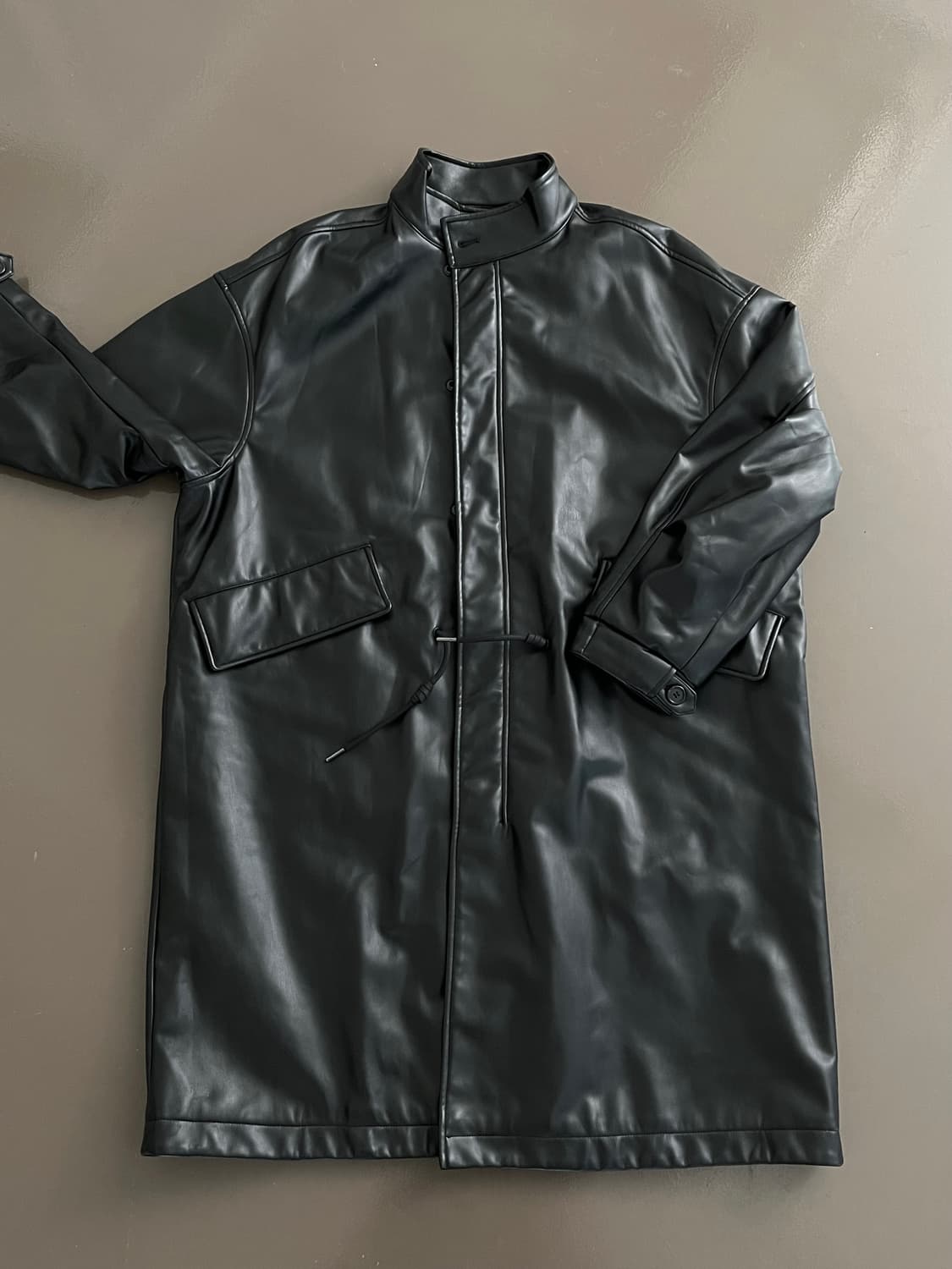 자라 페이크레더 코트 M 상품이미지2