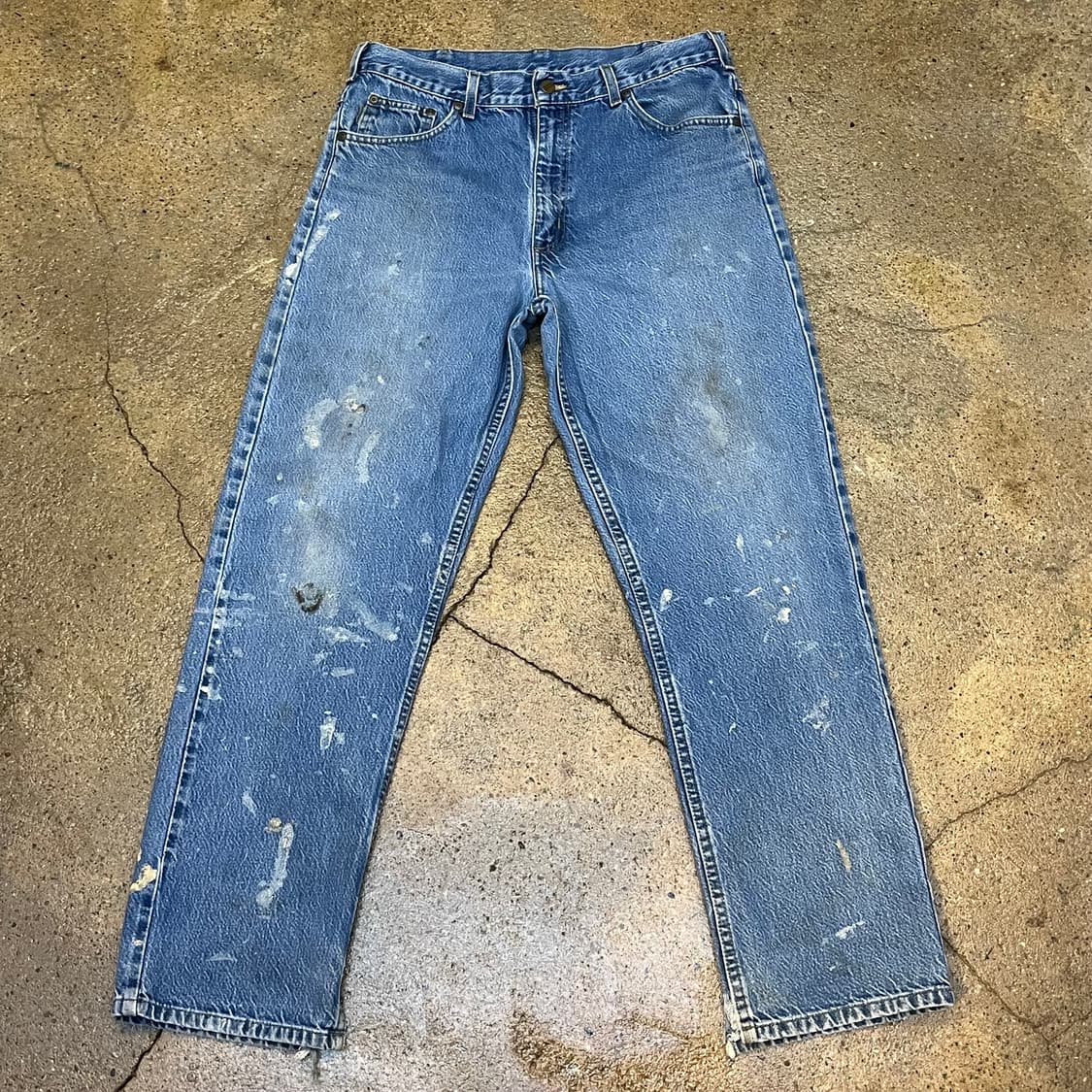 미국 빈티지 칼하트 페인팅 데님 청바지 워크웨어 상품이미지1