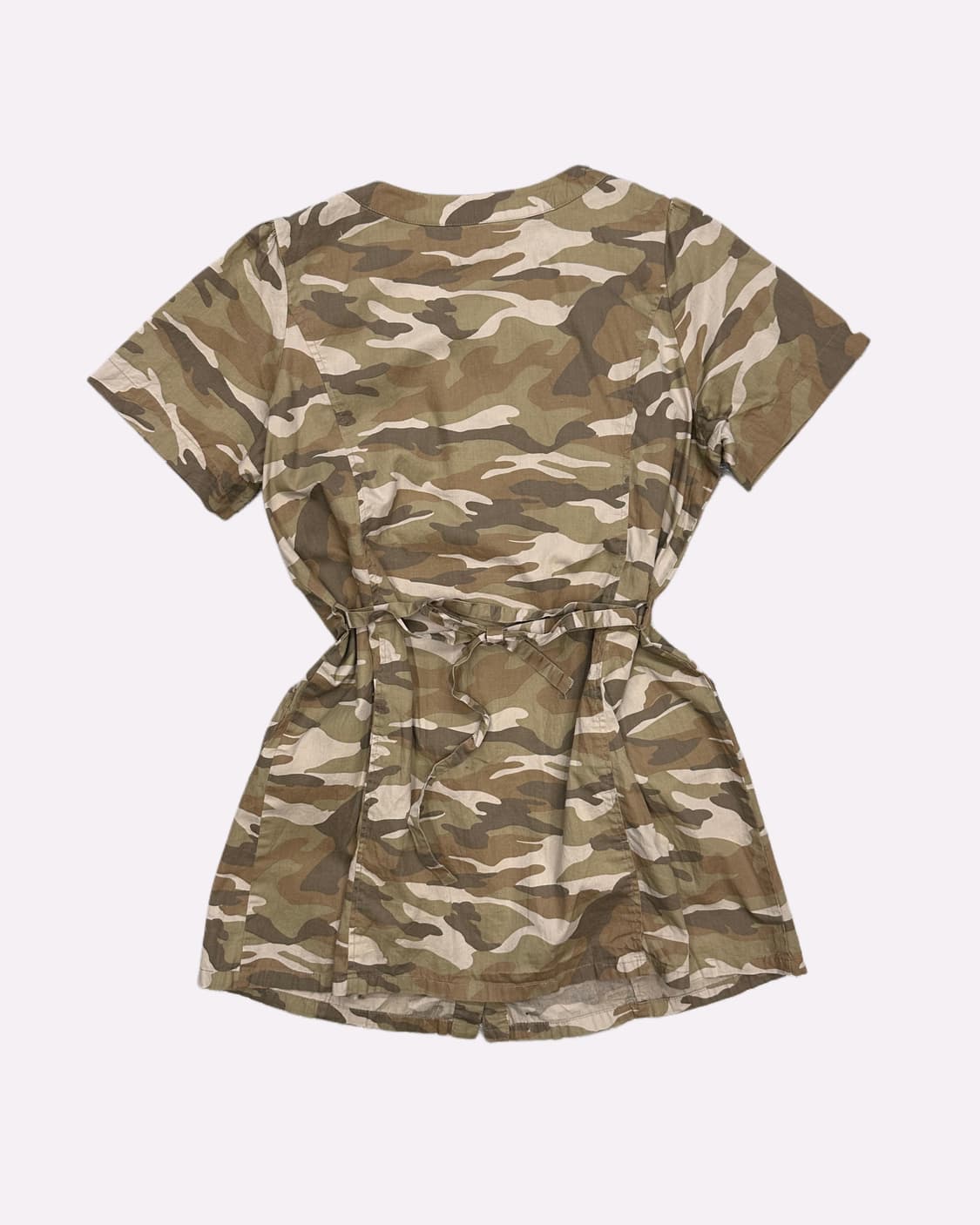 camo pocekt belted dress 상품이미지4