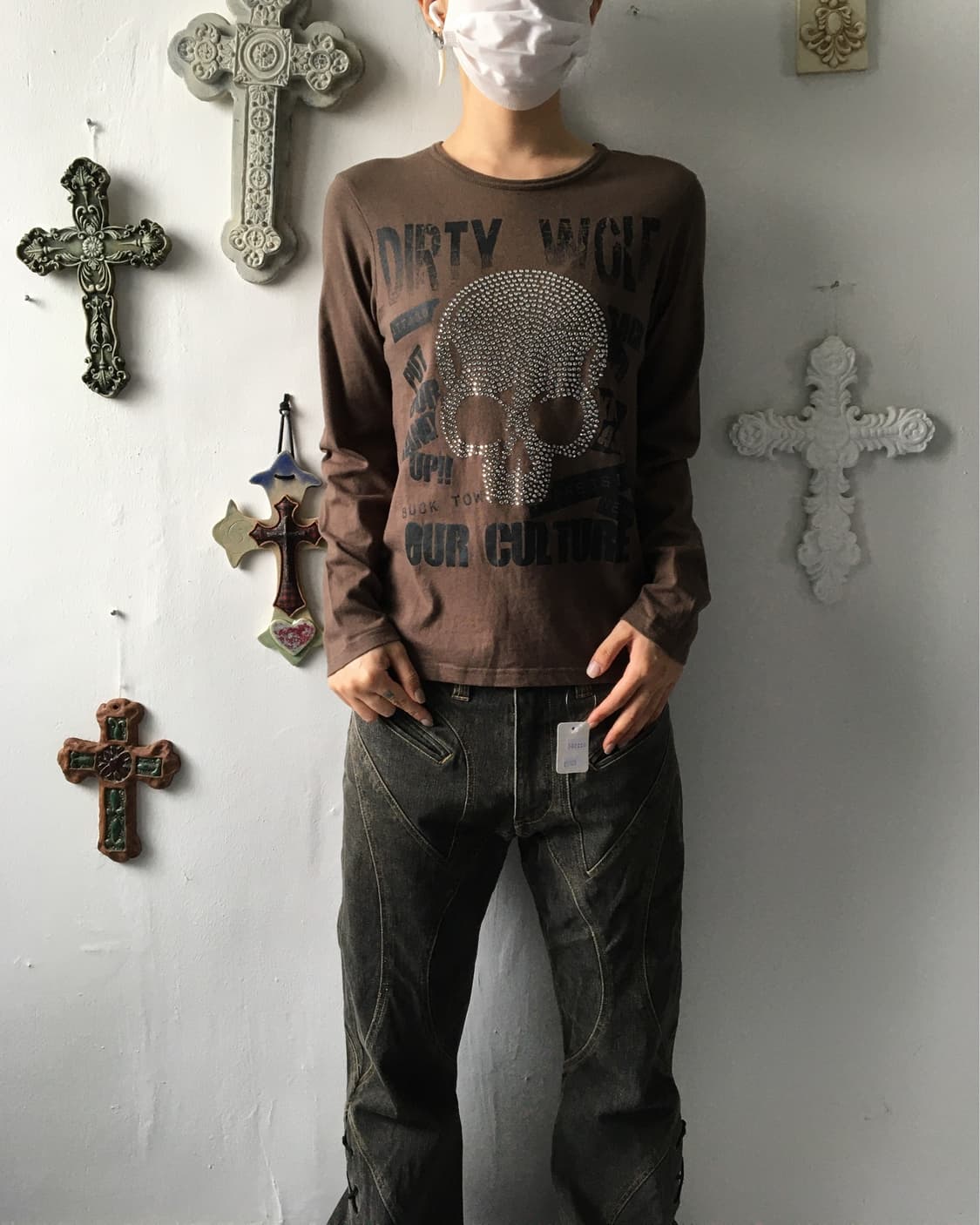 Cubic skull sleeve 상품이미지1